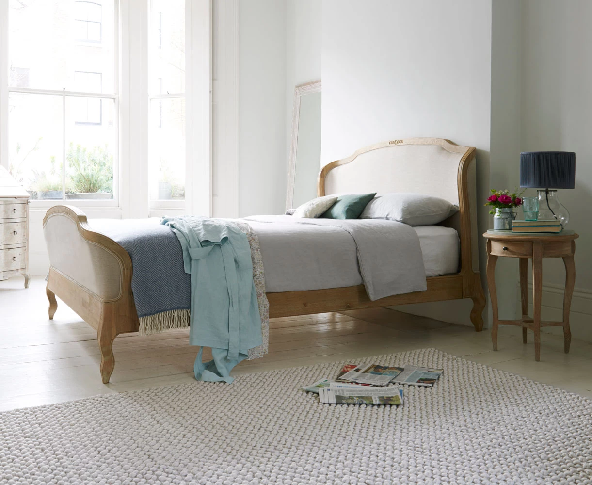 Superking Joëlle Bed In Natural Linen 9 Superking Joëlle Bed In Natural Linen - Image 9