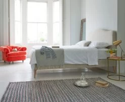 Double Luna Bed In Thatch House Fabric