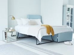 Single Friends Trundle Bed In Thatch House Fabric -furniture 238413 friends spare room hideaway mattress trundle bed