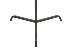 One Size Slam Dunk In Blackened Bronze Lamp In Cook Book Blue Clever Vintage Linen With A Cook Book Blue Clever Vintage Linen Shade -furniture 244744 slam dunk tripod floor lamp leg detail 1