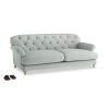Large Truffle Sofa In French Blue Brushed Cotton