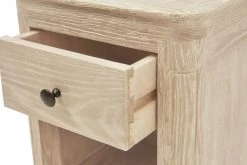 Amity Side Table -furniture 259920 amity french style bedside table draw open detail