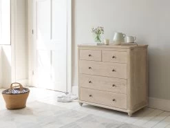 Elodie Chest Of Drawers In Washed Oak