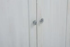 Flutterby Wardrobe In White, Inky Blue -furniture 260986 flutterby wardrobe vintage white handle detail