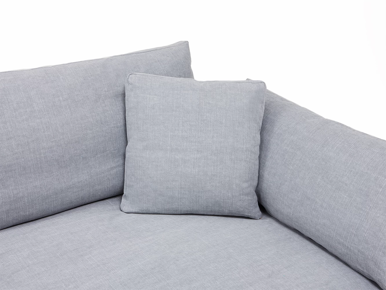 Medium Right Hand Chaise Cuddlemuffin Modular Chaise Sofa In Thatch House Fabric 2 Medium Right Hand Chaise Cuddlemuffin Modular Chaise Sofa In Thatch House Fabric - Image 2