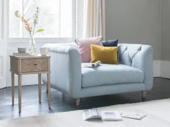 Boho Love Seat In Thatch House Fabric