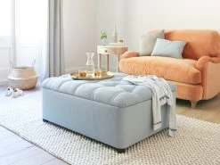 Single Bed In A Button In Thatch House Fabric 14 Single Bed In A Button In Thatch House Fabric -furniture 301679 bed in a button buttoned footsool sofa bed