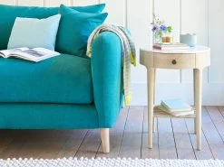 Mini Marmo Side Table In Light Oak