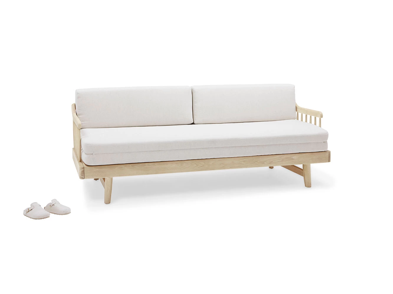 Double Kipster Daybed In Light Oak 3 Double Kipster Daybed In Light Oak - Image 3