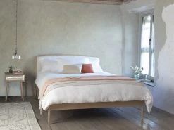 Kingsize Smoothie Bed In Natural Cotton Linen Mix -furniture 330982 smoothie elegant french style bed