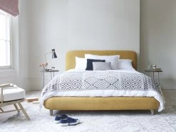 Double Cookie Bed In Thatch House Fabric -furniture 366971 cookie large upholstered comfy bed