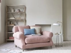 Crumpet Love Seat In Thatch House Fabric