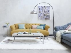 Small Dixie Sofa In Thatch House Fabric -furniture 379848 high society ben lowe art 1