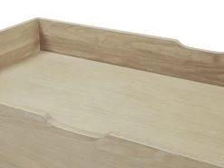 Dinkum In Light Oak -furniture 386527 dinkum in washed oak trundle under bed drawer inside drawer detail