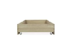 Dinkum In Light Oak -furniture 386529 dinkum in washed oak trundle under bed drawer side
