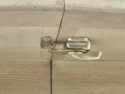 Parquet Pie In Light Oak -furniture 386634 parquet pie extendable wooden kitchen table locking detail