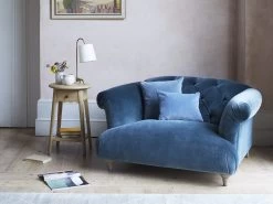 Dixie Love Seat In Thatch House Fabric