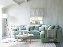 Large Left Hand Smooch Corner Sofa In Thatch House Fabric