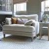 Squisharoo Love Seat In Thatch House Fabric