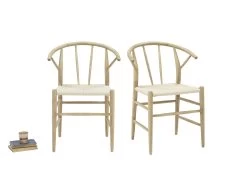 Pair Of Pitstop Kitchen Chairs In Light Oak -furniture 435327 kc wis 01