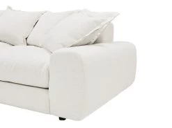 Large Left Hand Wodge Modular Chaise Sofa In Thatch House Fabric -furniture 445099 mod wod xl cha 05