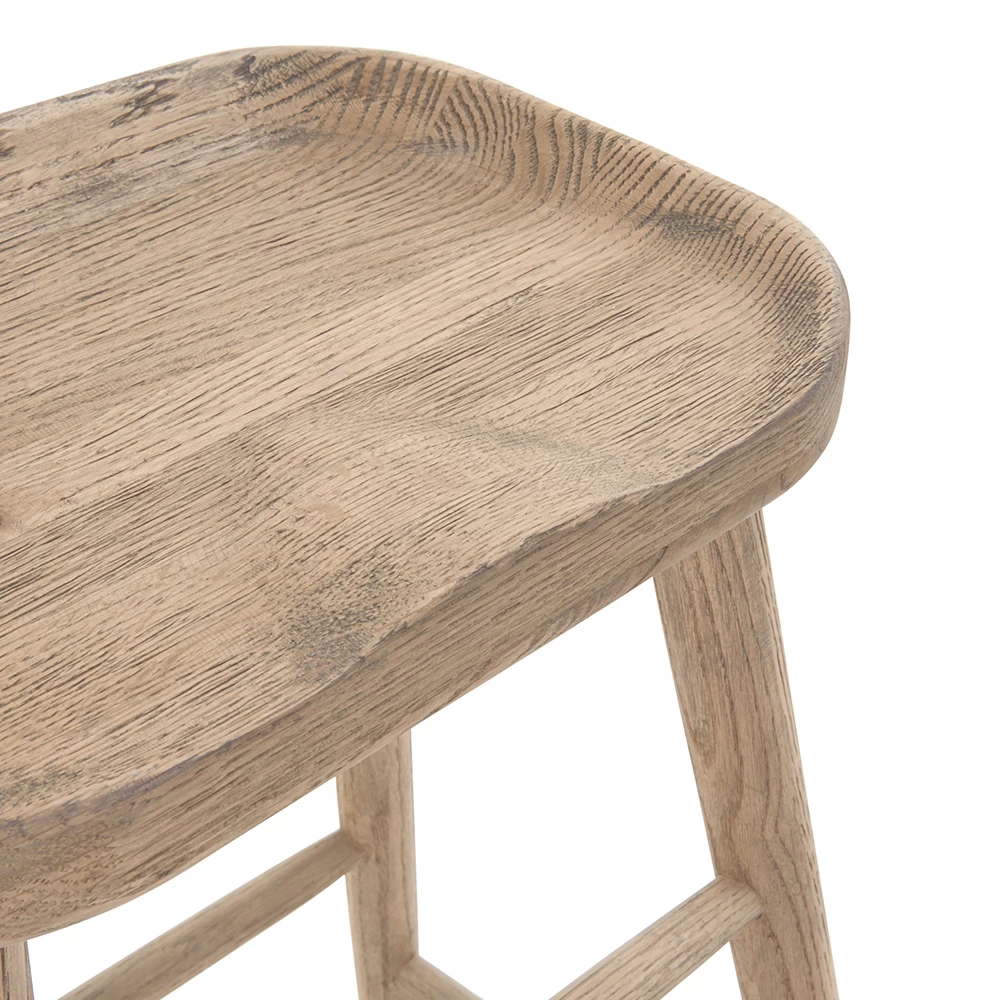 Bumble Stools In Light Oak 5 Bumble Stools In Light Oak - Image 5