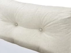 Double Noggin Bed In Natural Linen 16 Double Noggin Bed In Natural Linen -furniture 461431 noggin modern bed headboard detail 1