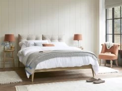 Kingsize Noggin Bed In Natural Linen -furniture 461441 noggin handmade bed with upholstered headboard