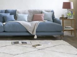 Floppy Knit Throw In Grey -furniture 484892 floppy knit wool throw 1