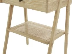 Century Side Table -furniture 491487 century bedside table rattan shelf