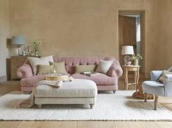 Square Sugarloaf In Thatch House Fabric With Leg No. 1 -furniture 493331 bagsie sofa sugarloaf footstool