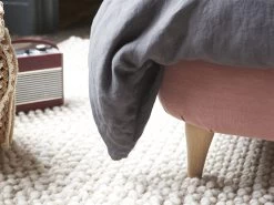 Double Puffball Bed In Thatch House Fabric 12 Double Puffball Bed In Thatch House Fabric -furniture 503274 puffball bed leg detail 18063