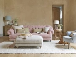 Large Bagsie Sofa In Pond Skimmer Brushed Cotton -furniture 503907 kitesbridge day211375 v9 rosewater 3