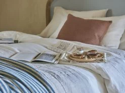 Double Joëlle Bed In Natural Linen -furniture 503914 joelle bed 12006 detail wendy house web crop 2