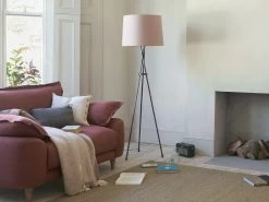 Hat Trick In Blackened Bronze With A Wendy House Clever Vintage Linen Shade 12 Hat Trick In Blackened Bronze With A Wendy House Clever Vintage Linen Shade -furniture 508473 hat trick floor lamp in blackened bronze 26689 3