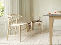 Pair Of Pitstop Kitchen Chairs In Light Oak
