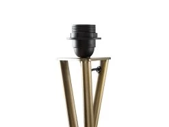 Hat Trick Floor Lamp In Brass With A Wendy House Clever Vintage Linen Shade -furniture 511383 hat trick floor lamp fitting detail 8