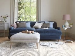 Small Pudding Sofa In Thatch House Fabric