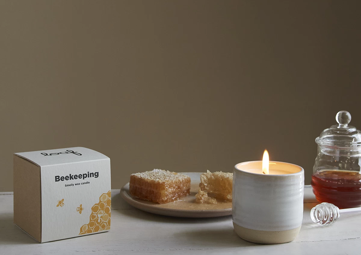 Beekeeping Smelly Wax Candle 1 Beekeeping Smelly Wax Candle