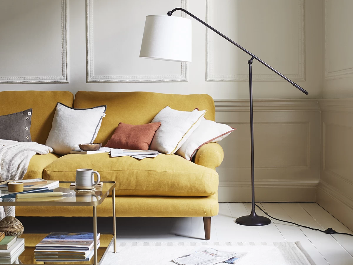 Angler In Blackened Bronze In Marmalade Clever Vintage Linen 2 Angler In Blackened Bronze In Marmalade Clever Vintage Linen - Image 2