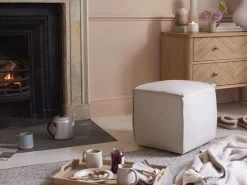 Small Square Sundaze Footstool In Thatch House Fabric -furniture 516273 tootsie small 4