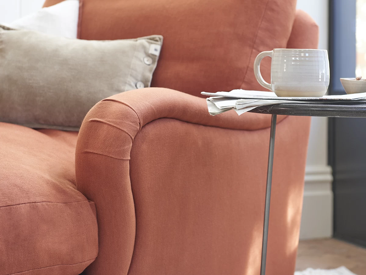 Mrs Jonesy Armchair Chaise In Thatch House Fabric 2 Mrs Jonesy Armchair Chaise In Thatch House Fabric - Image 2