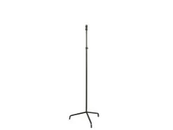 Frank In Blackened Bronze In Natural Hessian -furniture 519670 upright lamp blackened bronze straight no shade 5