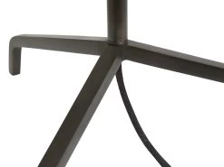 Frank In Blackened Bronze In Natural Hessian -furniture 519672 upright lamp blackened bronze detail flex 5