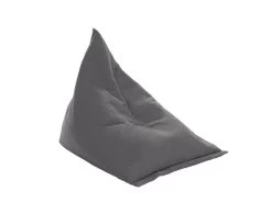 Lollins Triangle Beanbag In Charcoal Linen