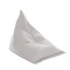 Lollins Triangle Beanbag In Grey Linen