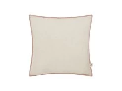 Classic Easy Edge Scatter Cover In Natural And Dusty Pink Linen