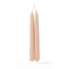 Wickens Taper Candles In Dusty Pink (Set Of 2)