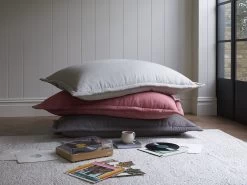 Lollins Rectangle Beanbag In Charcoal Linen -furniture 537138 beanbag range 6741 cropped 1