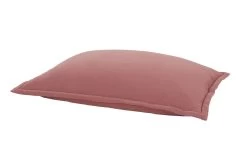 Lollins Rectangle Beanbag In Rusted Rose Linen